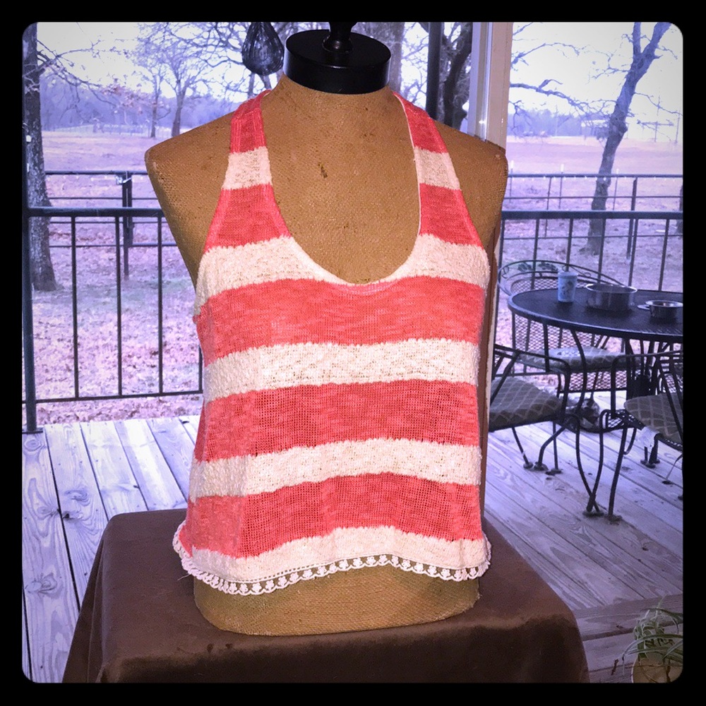 (Mauve) Cropped Razorback Tank - Picture 2 of 6